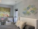 Light Forms commissioned for a private residence bedroom | Wall Sculpture in Wall Hangings by Jane Guthridge. Item made of aluminum with synthetic