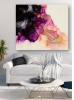 'WISTERIA III' - Luxury Epoxy Resin Abstract Artwork | Oil And Acrylic Painting in Paintings by Christina Twomey Art + Design. Item composed of synthetic in minimalism or contemporary style