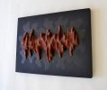 Big Splash II - Wall Art | Wall Sculpture in Wall Hangings by Lutz Hornischer - Sculptures in Wood & Plaster. Item composed of wood