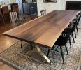 The Williams Table | Dining Table in Tables by Philadelphia Table Company. Item composed of walnut and brass