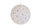 Lattice Light Ball White 60 | Pendants by ADAMLAMP. Item composed of synthetic compatible with modern style