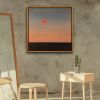 Horizons of Heaven #4 (Sun on Dusk Horizon) | Oil And Acrylic Painting in Paintings by Andrew Martin Miller. Item made of canvas with synthetic works with minimalism style