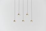 Dora Pendant Pl5 | Pendants by SEED Design USA. Item composed of steel and glass