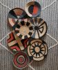 Set of 7 Boho Wall Plate Decor | Decorative Plate in Decorative Objects by Sarmal Design. Item made of bamboo & cotton compatible with boho and mid century modern style