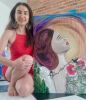 La tierra que me fortalece | Mixed Media by Elena Parau. Item made of canvas works with boho & contemporary style
