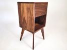 Classic Wood | Nightstand in Storage by Curly Woods. Item composed of oak wood in mid century modern or modern style