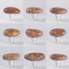 Natural Pebble Stone Pull Knob Handles for Cabinets | Hardware by SeaStoneCrafts. Item made of aluminum with granite works with country & farmhouse & coastal style