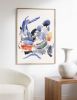 Blue Notes No. 6 | Prints by Daylight Dreams Editions. Item composed of paper in mid century modern or contemporary style