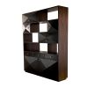 Macassar Ebony Shelf Unit with Bronze Pulls from Costantini | Shelving in Storage by Costantini Designñ. Item composed of wood