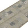 Rug & Kilim’s Scandinavian Runner with Gray and Blue | Area Rug in Rugs by Rug and Kilim