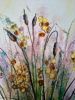 wild flowers 1 | Oil And Acrylic Painting in Paintings by Lena Kolambet. Item composed of paper compatible with contemporary and modern style