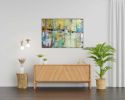 "Somewhere" | Oil And Acrylic Painting in Paintings by Shirly Maimom Art. Item composed of canvas in contemporary or art deco style