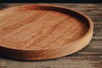 Cherry Rim Plates | Dinnerware by Big Sand Woodworking. Item made of wood
