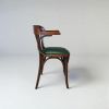 Aspen Upholstered Beechwood Armchair | Dining Chair in Chairs by Kleinhaus Furniture. Item made of wood & fabric compatible with mid century modern and contemporary style