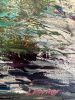 Crest Of A Wave | Oil And Acrylic Painting in Paintings by Julia Lawing Fine Art. Item made of canvas & synthetic