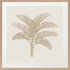 Tropical Plantation - 1 & 2 & 3 - Tan - Framed Art | Prints by Patricia Braune. Item made of paper