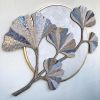 Ginkgo branch mosaic wall art | Wall Sculpture in Wall Hangings by Julia Gorbunova. Item composed of ceramic and glass