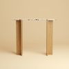 Marble and Oak Console Table - MAHA by Lebanto | Tables by Lebanto. Item made of oak wood & marble compatible with minimalism and contemporary style
