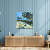 Dune Shadows - Coastal Art | Oil And Acrylic Painting in Paintings by Filomena Booth Fine Art. Item composed of canvas in contemporary or coastal style