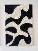 "Monochrome" Fiber Art Wall Hanging | Tapestry in Wall Hangings by SOJA Art Studio. Item composed of canvas in minimalism or contemporary style