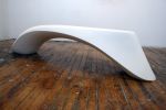 Odalisque Bench and Coffee table | Benches & Ottomans by Pryor Callaway Art and Design | Waterfall Mansion and Gallery in New York. Item made of marble with synthetic