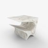 Star Axis Side Table In Marble | Tables by Neal Aronowitz. Item composed of marble in minimalism or mid century modern style