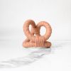 Infinity Knot Table Sculpture | Ornament in Decorative Objects by YASHI DESIGNS. Item made of cotton compatible with mid century modern and contemporary style