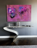 Enso Table | Console Table in Tables by Neal Aronowitz. Item composed of aluminum and concrete in minimalism or mid century modern style