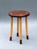 Narah Round End Table | Tables by Tracy Fiegl. Item made of oak wood compatible with modern style