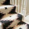 Handwoven Wool Stair, Hallway, Entryway Runner Rug | Rugs by Evergreen Carpets. Item composed of wool compatible with boho and minimalism style
