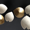 Large ceramic wall art 18 Calla Lily sculpture | Wall Sculpture in Wall Hangings by Elizabeth Prince Ceramics. Item made of stoneware works with minimalism & contemporary style