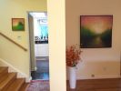 Light on the Path | Oil And Acrylic Painting in Paintings by Victoria Veedell. Item composed of wood & canvas