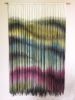 WARP Large Colorful Abstract Textile Wall Hanging | Macrame Wall Hanging in Wall Hangings by Wallflowers Hanging Art. Item composed of oak wood & wool compatible with boho and mid century modern style