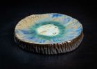 Textured Plate from Black Clay | Dinnerware by Pottery & Poetry