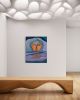 Surface Level - The Self Reflection Collection | Oil And Acrylic Painting in Paintings by Amy Straley. Item composed of canvas compatible with contemporary and eclectic & maximalism style