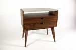 Aby | Nightstand in Storage by Curly Woods. Item composed of oak wood & wool compatible with mid century modern style