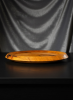 Large Oak Presentation Plate | Hand-Turned Artisan Solitaire | Decorative Plate in Decorative Objects by Holzkunst Samuel Meisinger. Item composed of wood compatible with modern and rustic style