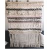 Custom Pink and Grey Macrame Weave | Macrame Wall Hanging in Wall Hangings by Oak & Vine | Downtown in Lakeland. Item made of fiber