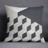 Gradient Cubes Square Throw Pillow | Cushion in Pillows by Michael Grace & Co.. Item made of cotton