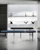 Flight Shadows - pendant linear 1500 mm | Pendants by SVITANOK by Artem Zakharchenko. Item composed of fabric & steel compatible with boho and minimalism style