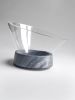 Egocentrico - bardiglio | Decorative Bowl in Decorative Objects by gumdesign. Item made of marble compatible with contemporary style