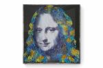 Mona Lisa la Joconde of Leonard da Vinci | Oil And Acrylic Painting in Paintings by Virginie SCHROEDER. Item composed of canvas in minimalism or contemporary style