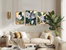 Birds trio mosaic wall art | Art & Wall Decor by Julia Gorbunova. Item made of glass works with contemporary & art deco style
