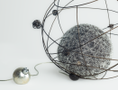 Orb Solo with Dots Table Lamp | Lamps by Claudine Gevry Studio | Umbra & Lux in Vancouver. Item made of copper