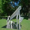 Gyr Family Cycle | Sculptures by Perci Chester | Aerofab Inc in Blaine. Item made of steel