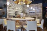 Sun Chandelier Gold 140 Beckrew Wine House Houston TX | Chandeliers by ADAMLAMP