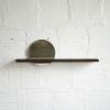Floating Mirror Hardwood Shelf - Small | Ledge in Storage by THE IRON ROOTS DESIGNS. Item composed of maple wood and glass in minimalism style