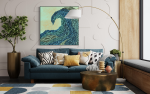 Ripcurl | Prints in Paintings by Trish Sierer Studio. Item in boho or mid century modern style