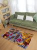 Crane, Heron And Goose | Small Rug in Rugs by Tuft Love Studio. Item composed of cotton and fiber