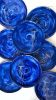 Set Mr. Jellyfish (2 Underplates) | Dinnerware by Federica Massimi Ceramics. Item composed of ceramic compatible with eclectic & maximalism and mediterranean style